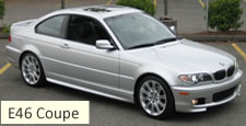 BMW 3 Series E46 Coupe roof racks vehicle image